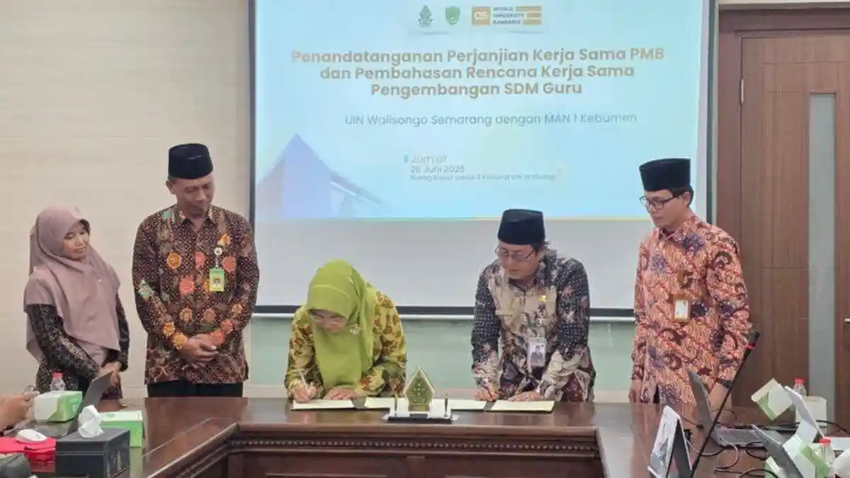 Jadi Kampus Pilihan, MAN 1 Kebumen Gandeng UIN Walisongo Perkuat Kerja Sama Pengembangan SDM dan PMB - Tribunjateng.com