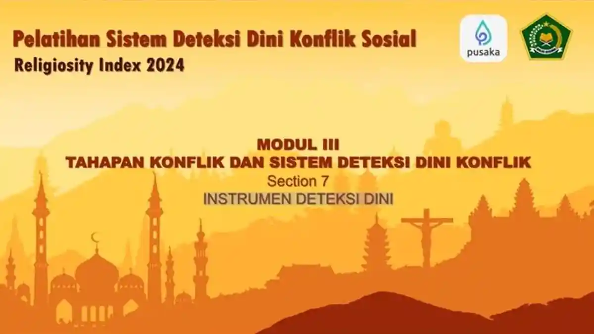 Kunci Jawaban Soal Modul 3.7 Instrumen Deteksi Dini, Deteksi Dini 3 Pintar Kemenag, Skor 100