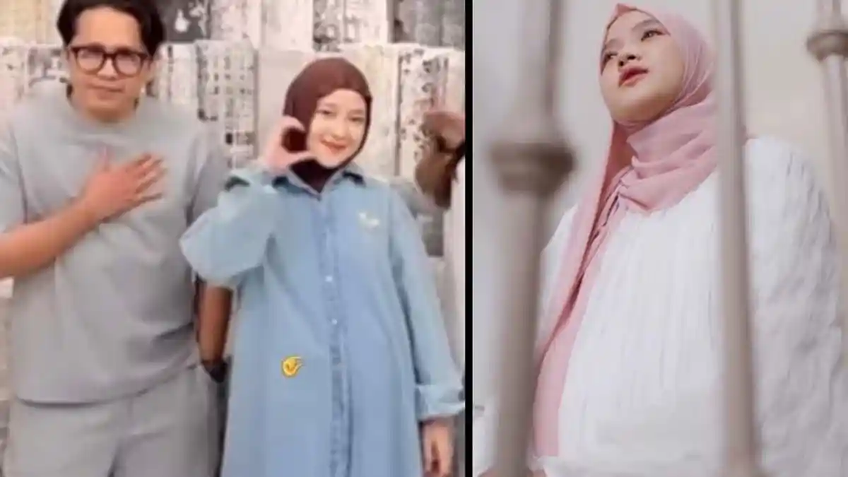 Bukti Kehamilan Nissa Sabyan Terungkap, Pamer Perut Buncit Bareng Ayus, Sang Ayah Sempat Bohong?