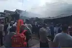 Seorang Pria Terkurung Api saat Rumah Terbakar di Tambak Sari Kota Jambi