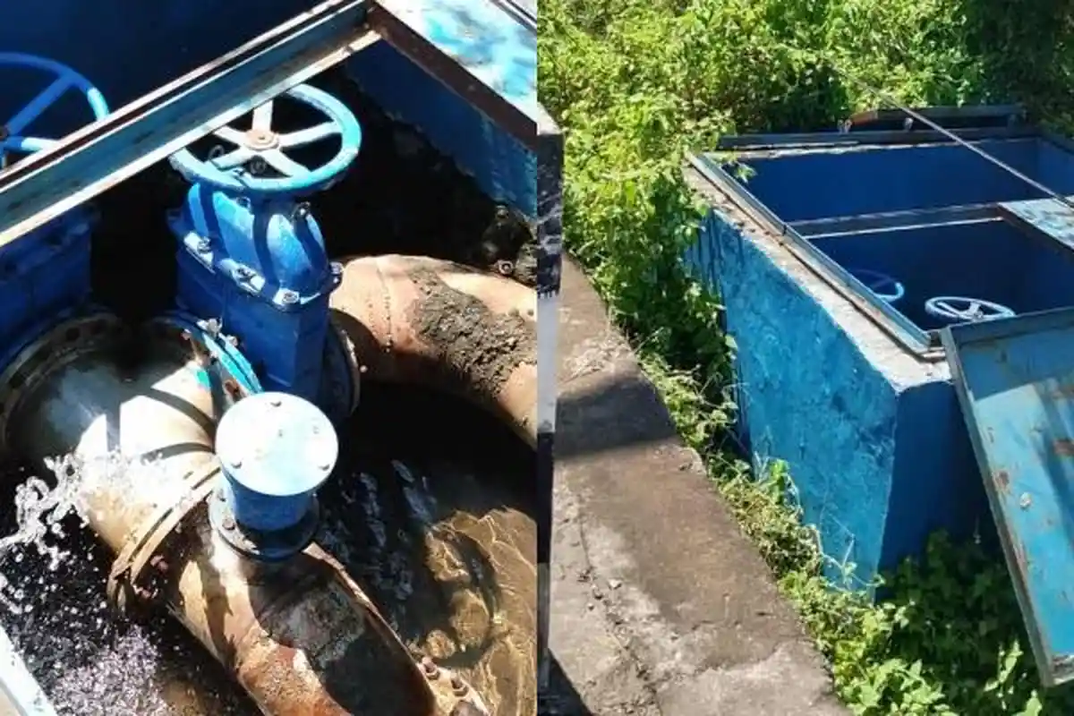 Pipa Bocor di Jembatan Desa Maen Minut Sudah Diperbaiki, Sempat Jadi Wahana Bermain Anak