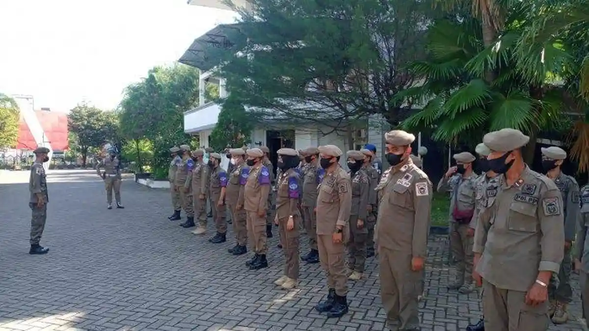 Amankan Aksi Mahasiswa di Makassar, 200 Personel Satpol PP Siaga di Gedung DPRD dan Balai Kota