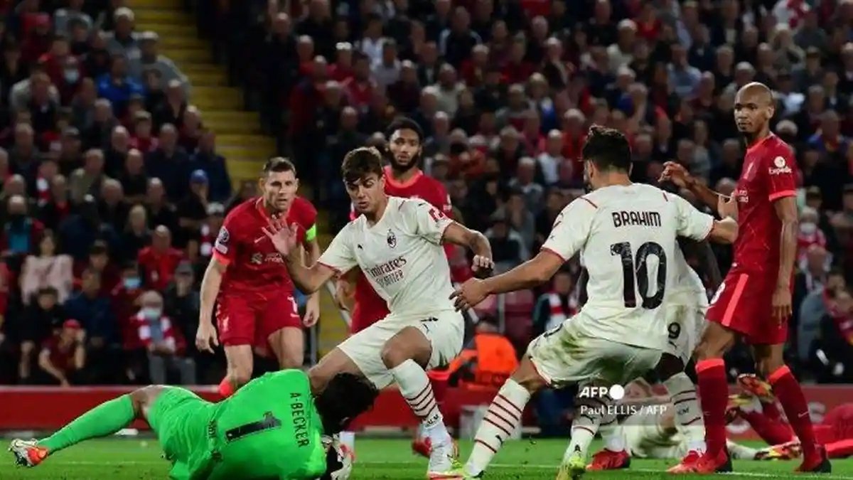 NONTON Live Streaming Gratis AC Milan Vs Liverpool Jam 03.00 WIB, Akses Di Sini Linknya dari HP
