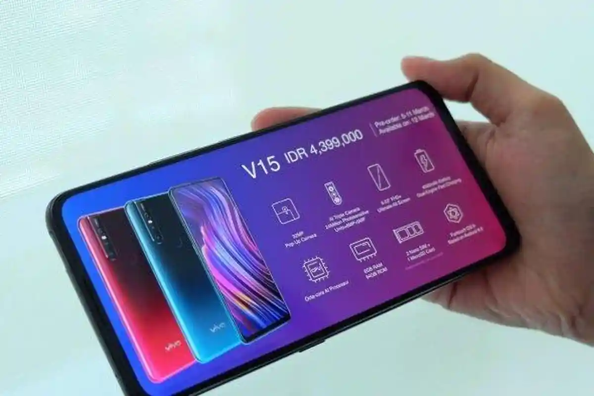 Harga HP Vivo V15 dengan Teknologi Pop-Up Camera Mulai Rp 3 Jutaan