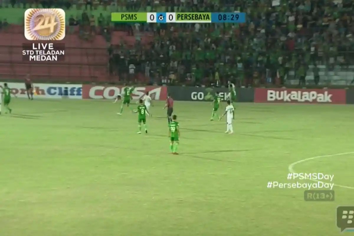 SEDANG BERLANGSUNG! Live Streaming PSMS vs Persebaya di Liga 1 2018, Sabtu Malam. Mulai 18.30 WIB