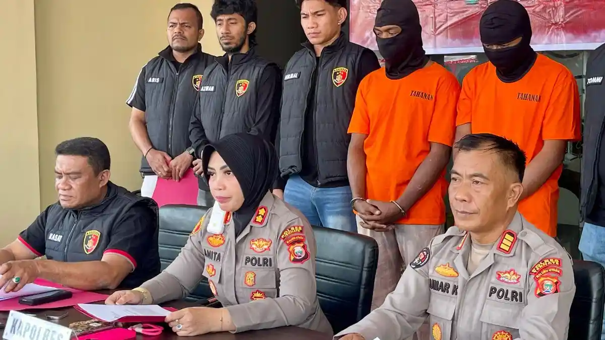 Polres Ternate Tangkap Dua Residivis Curanmor, Satu DPO Diburu