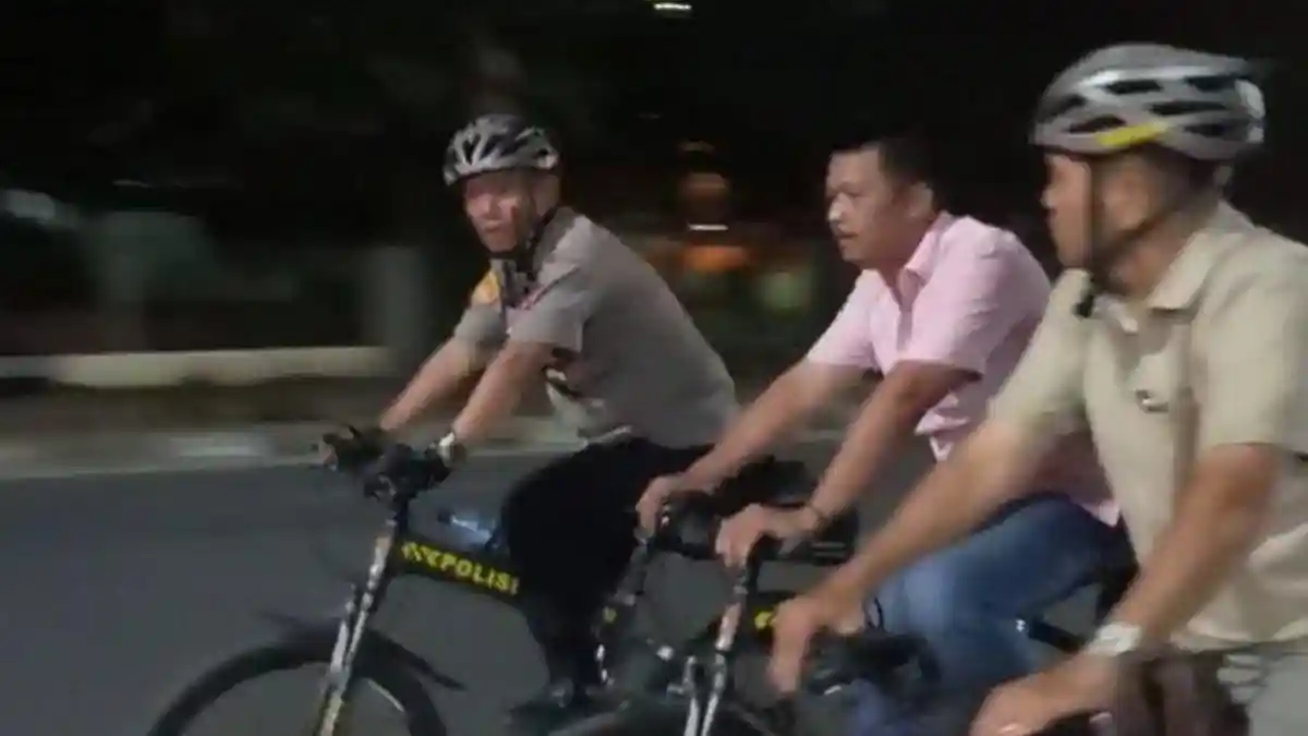 Kurangi Aksi Kejahatan, Polsek Ini Lakukan Patroli Dengan Sepeda