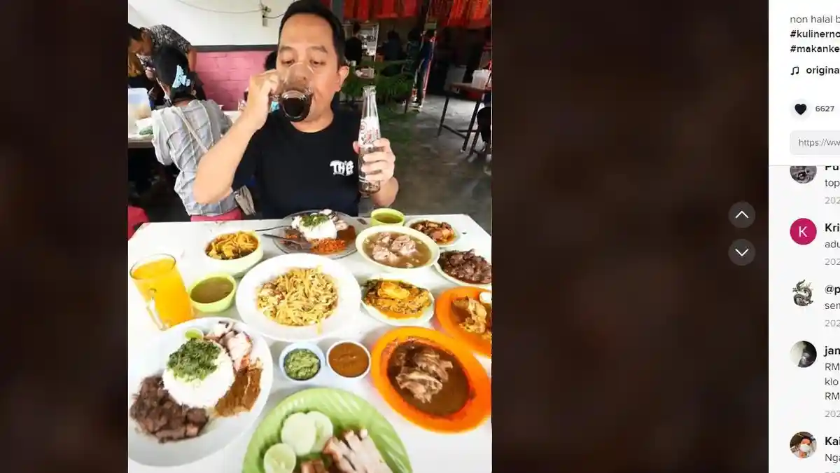 Video Viral TikTok, RM Dainang Khas Batak Non Halal di Bantul, Ini Kekhasannya