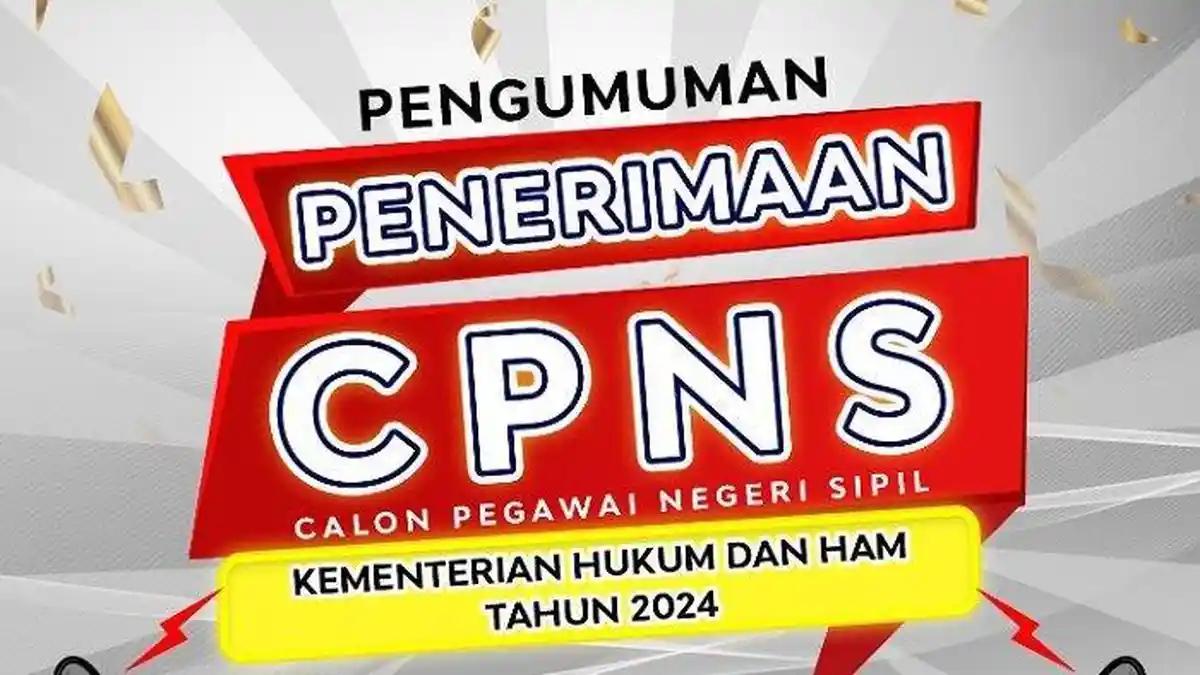 Lengkap! Formasi CPNS Kemenkumham 2024 Lulusan SMA Sederajat