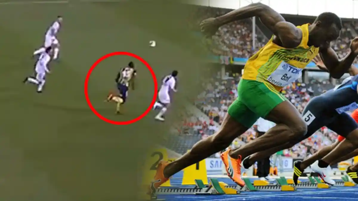 Manusia Tercepat Dunia Usain Bolt, Cetak Gol Perdana di Klub Sepak Bola Australia