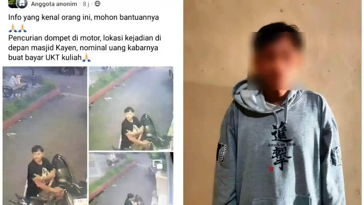 Pencuri Viral Pati Diringkus, Motor Pelaku Ternyata Juga Hasil Curian