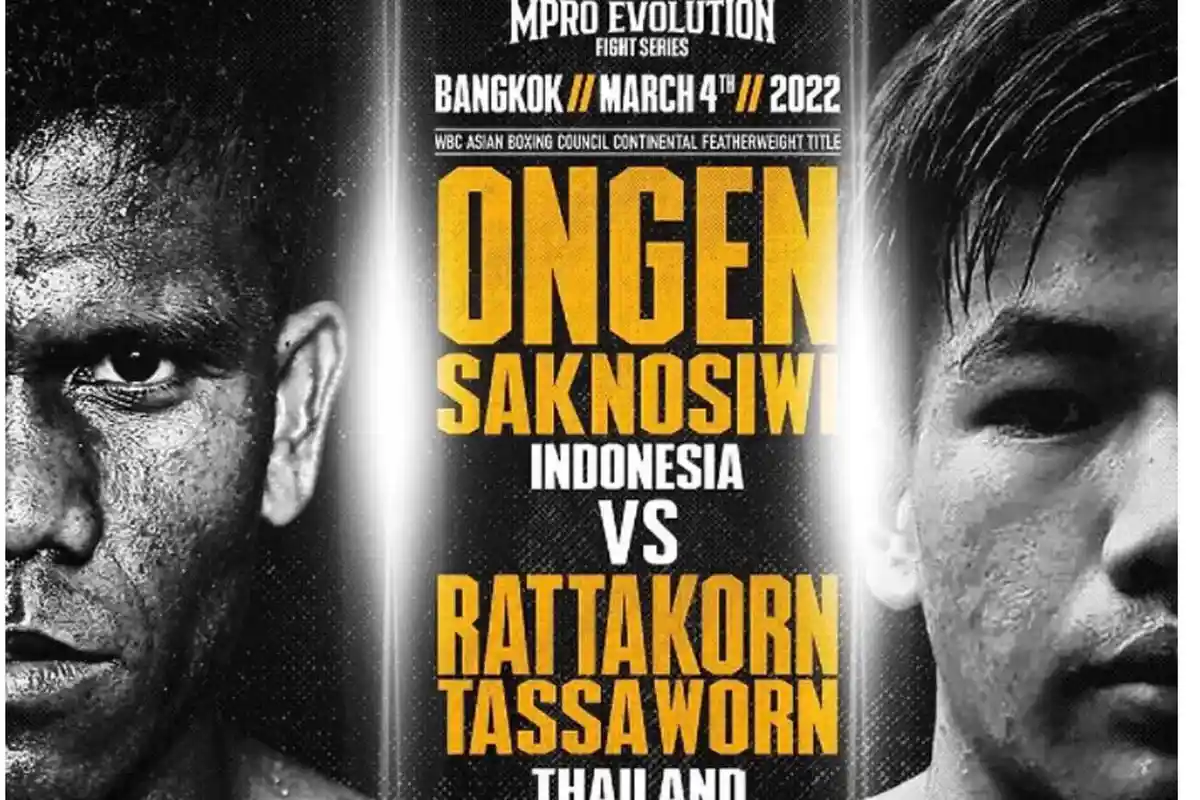 Tinju Dunia: Pertarungan Daud Yordan Ditunda, Ongen Saknosiwi vs Rattakorn Tassaworn Jadi Laga Utama