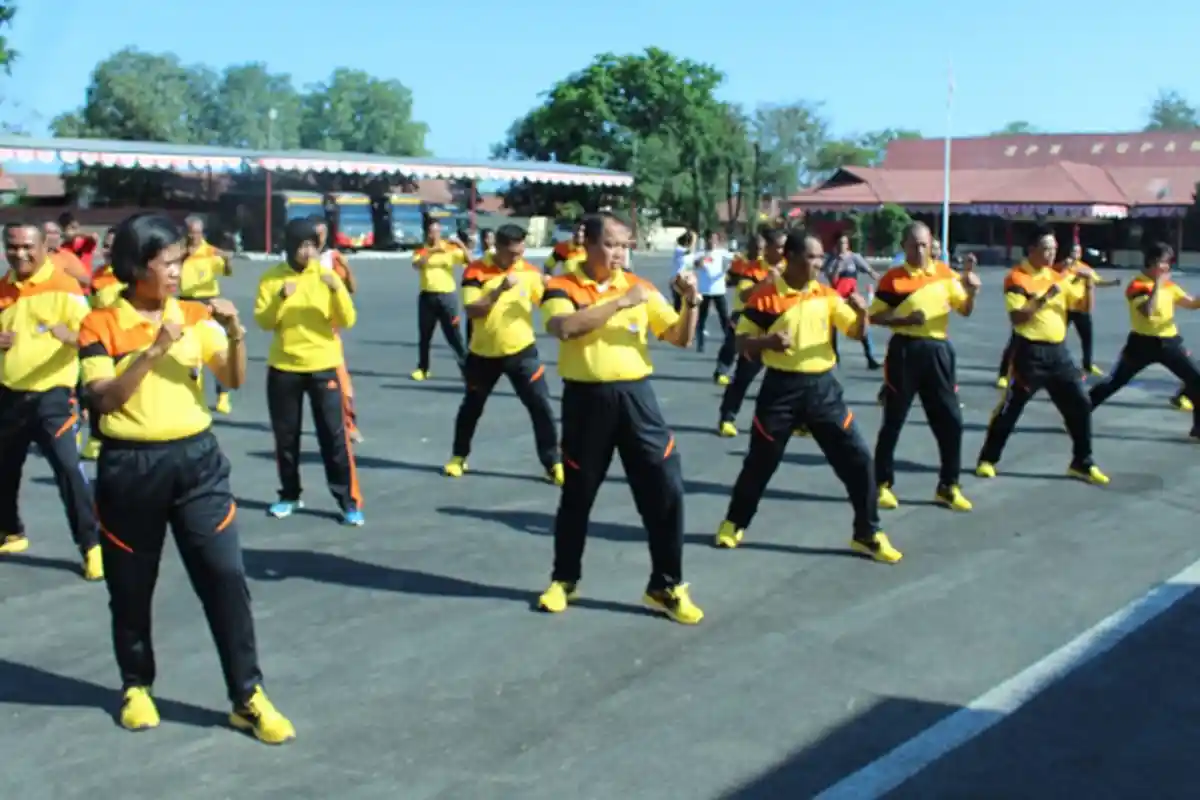 Siswa Polri Tutup Masa Dasbhara dengan Outbond