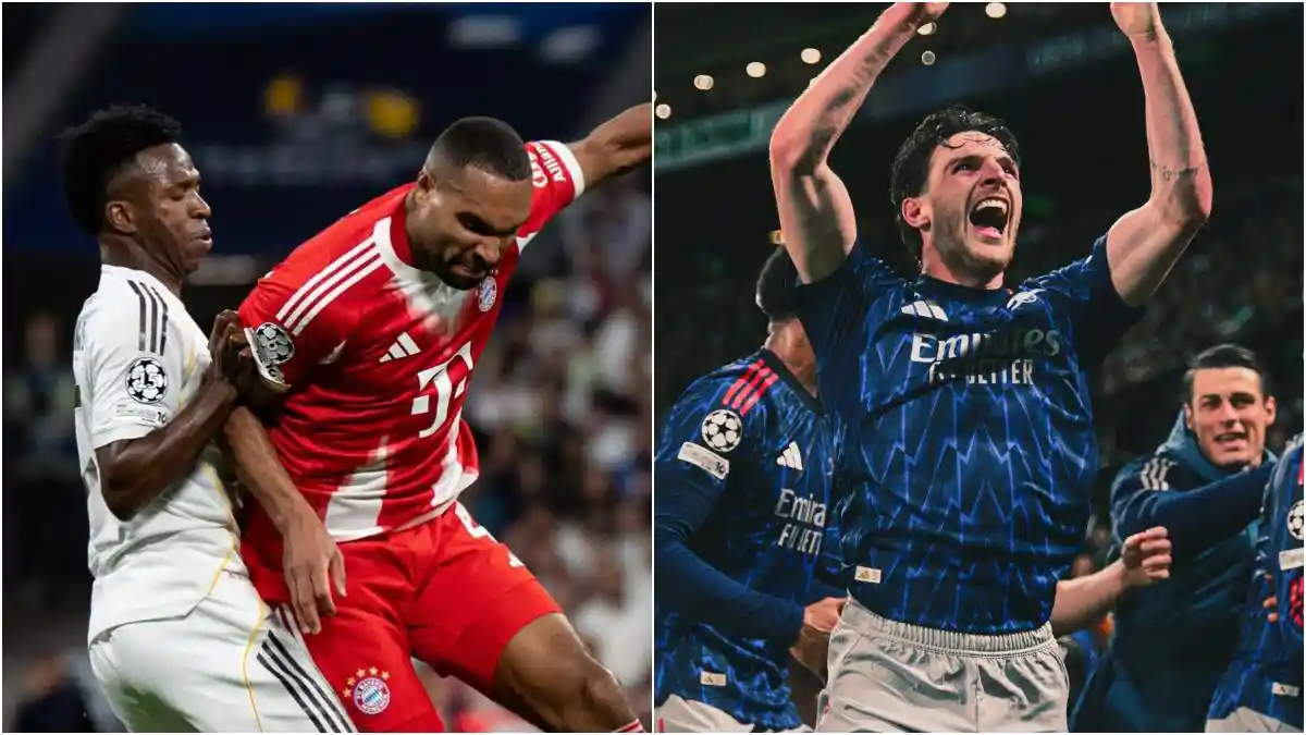 Hasil 8 Besar Liga Champions: Real Madrid Dipecundangi Bayern Munchen, Arsenal Menang Dramatis
