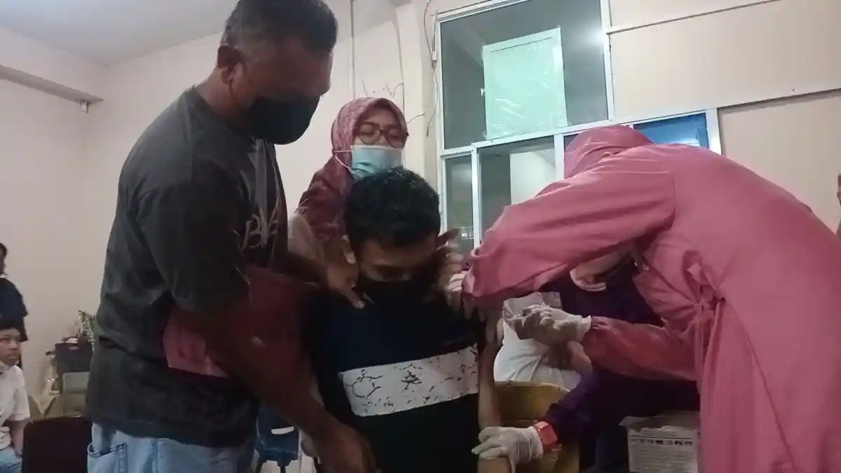 Vaksinasi Dosis ke 2 Untuk Anak Berkebutuhan Khusus, Kerja Binda Kepri Sesuai Target