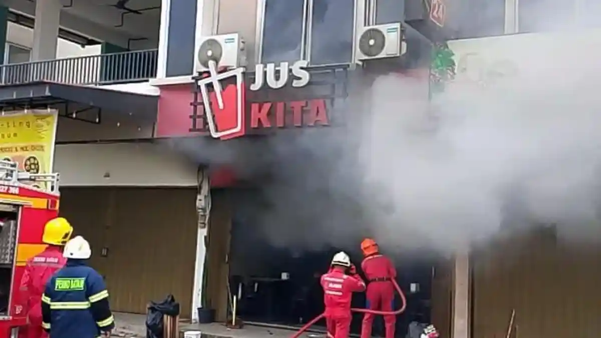 Kronologi Kebakaran di Jus Kita Batam, Api Diduga dari Tabung Gas Bocor, Dua Orang Terluka