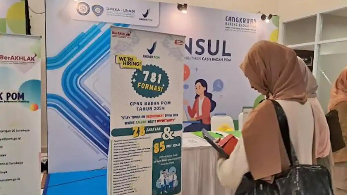 BPOM Buka 781 Formasi CPNS 2024, Penempatan di 85 Unit Kerja