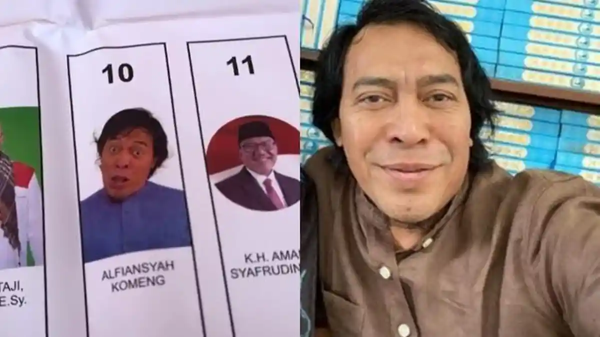 Komeng Unggul Sementara Hasil Real Count Caleg DPD RI, Cerita di Balik Foto Nyeleneh Viral