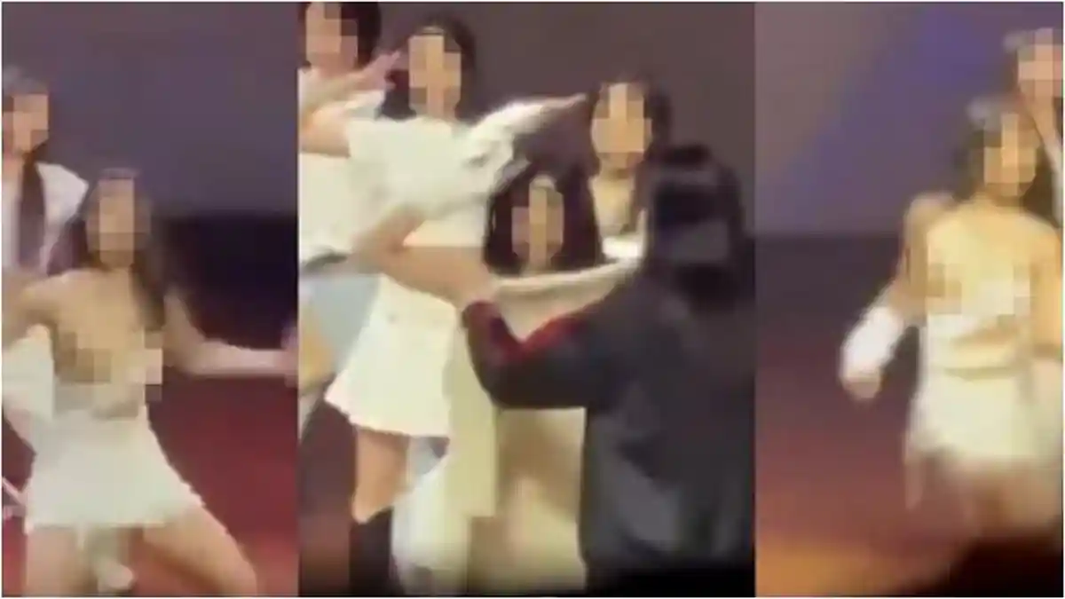 Terlalu Semangat Joget BLACKPINK, Baju Gadis Ini Lepas Tapi Nekat Melanjutkan, Panitia Turun Tangan!