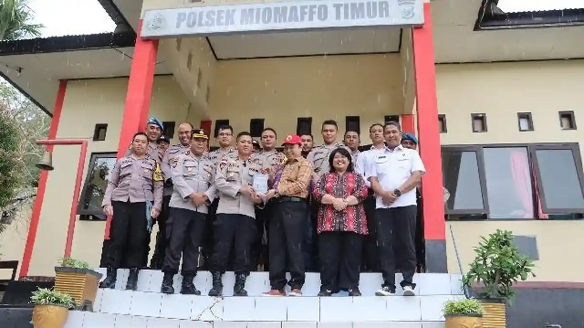 Tim Kompolnas Kunjungi Polsek Miomaffo Timur, Polres Timor Tengah Utara NTT