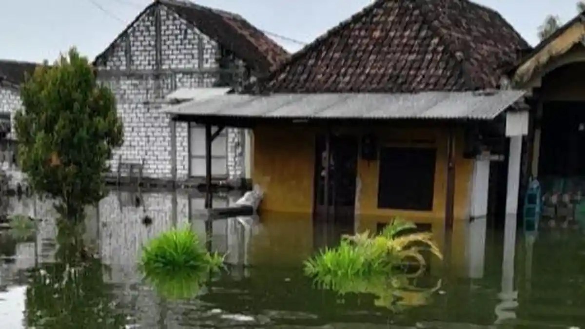 Gresik Darurat Banjir, Puluhan Rumah Terendam, Ketinggian Mencapai 30-70 cm