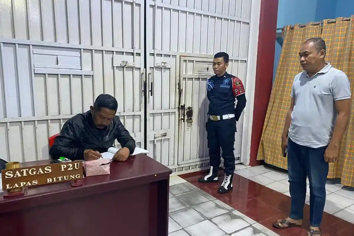 Kakanwil Kunjungi Lapas Bitung, Lakukan Pengeledahan Usai Dugaan Temuan Sabu