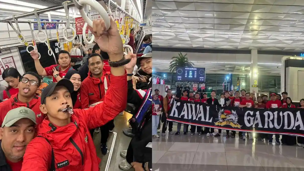 Ribuan Suporter Tempuh 5.000 Km demi Timnas Indonesia, Ada Koreo Spektakuler di Osaka Jepang
