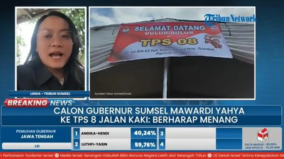 Update Hasil Quick Count Pilkada Sumsel 2024, Herman Deru-Cik Ujang ...