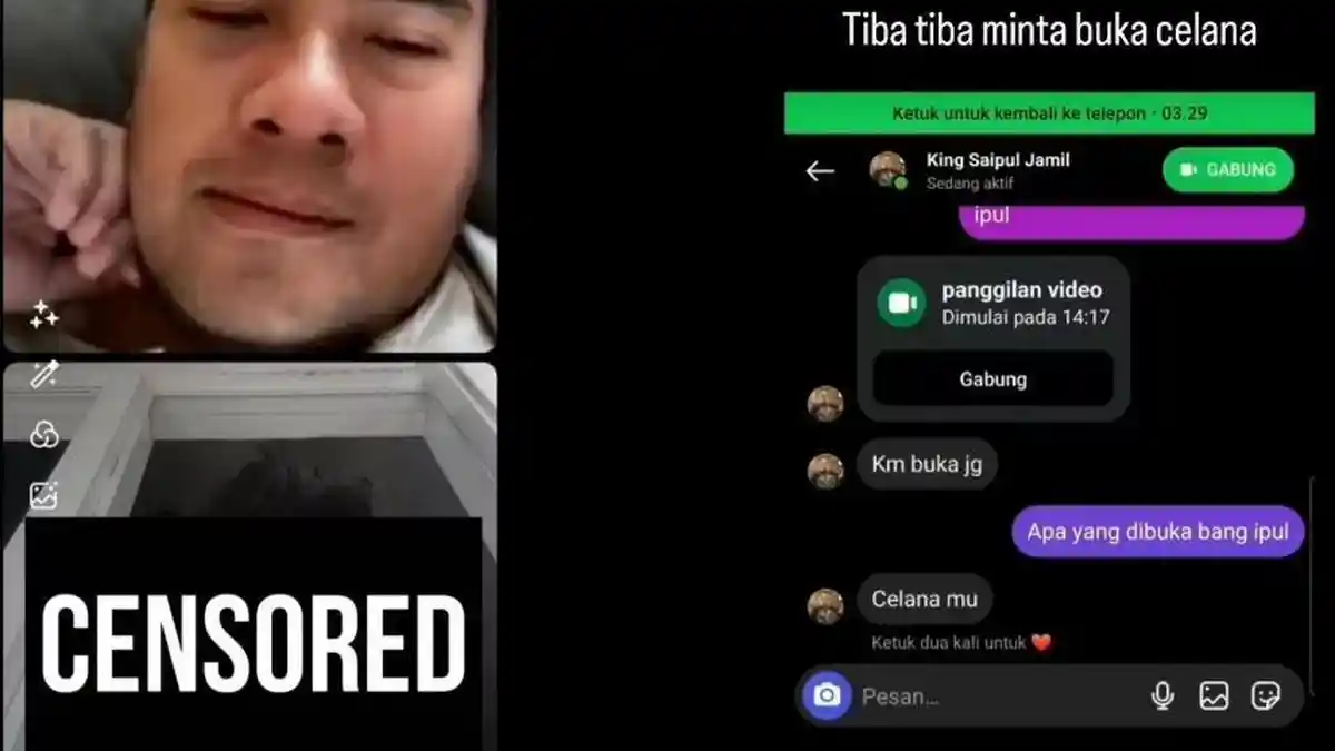 Tersebar Bukti Saipul Jamil Lecehkan Pria Saat Video Call: Dia Minta Buka Celana