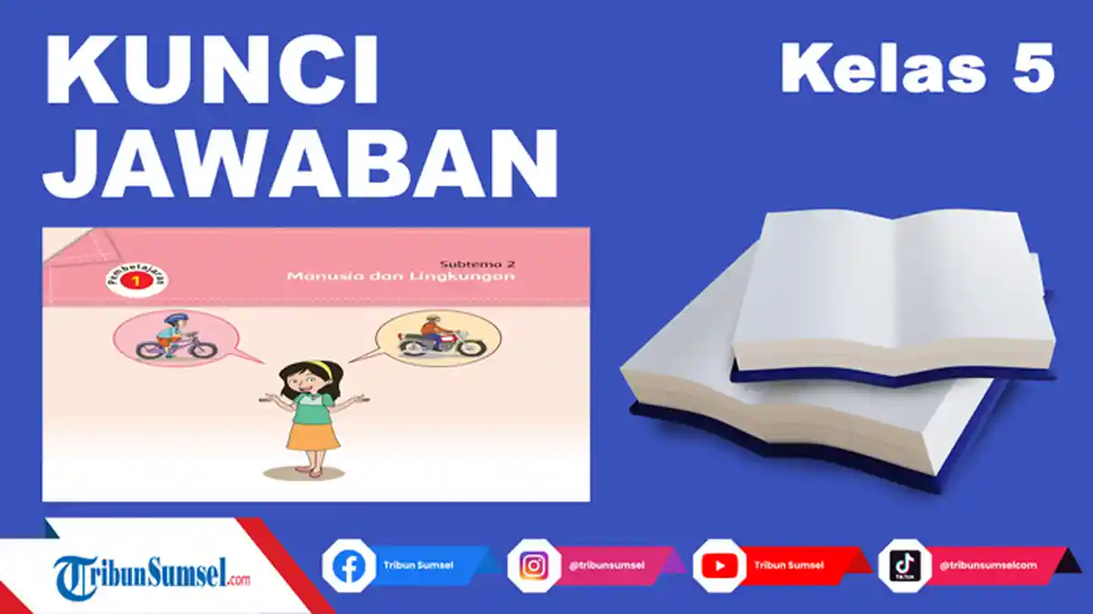 Bersepeda Adalah Kegiatan Kesukaanku, Kunci Jawaban Kelas 5 Tema 1 Halaman 61-62