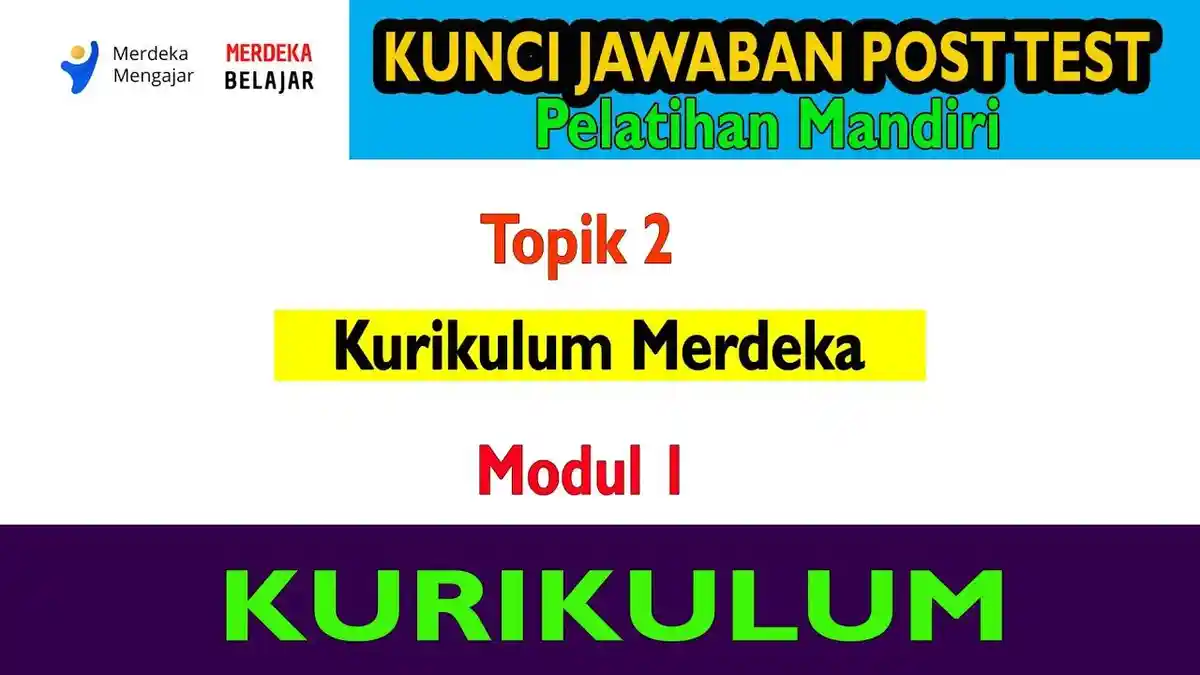 Soal & Kunci Jawaban Post Test Modul 1, Tantangan Guru dalam Mengajar Generasi Digital Native
