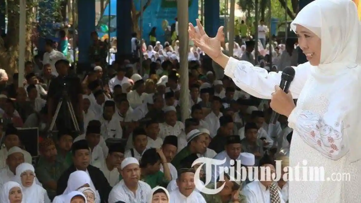 Ingatkan Jaga Persatuan, Gubernur Jatim Khofifah Ajak Warga NU Waspadai Era Post Truth