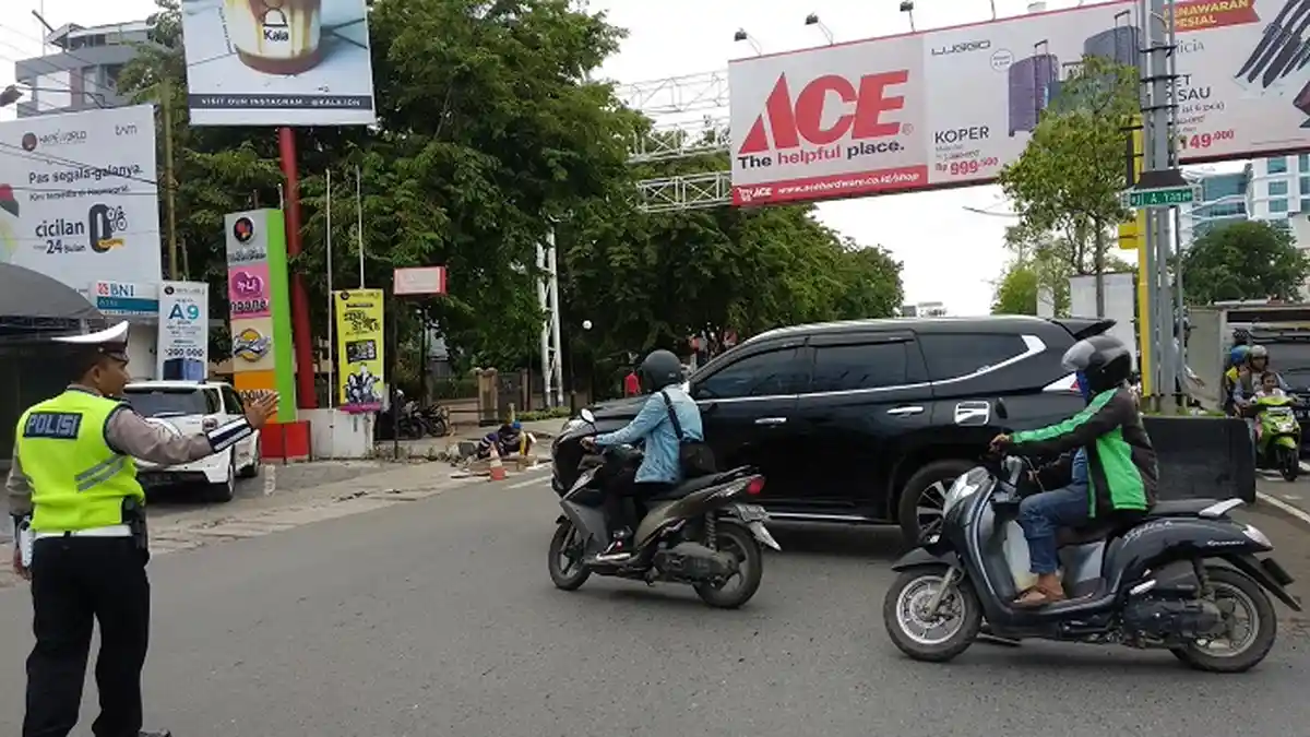 Simulasi Perubahan Arus Lalulintas di Kolonel Sugiono, Hari ini U Turn Depan RSUD Ulin Ditutup
