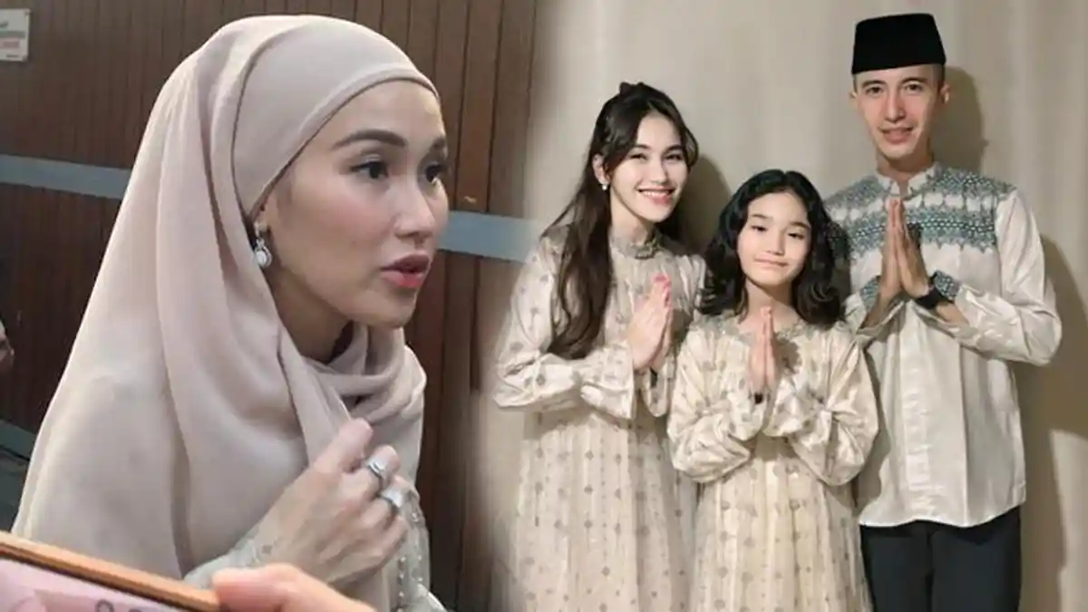 Nasib Ayu Ting Ting Lebaran Tanpa Lettu Fardhana, Tetap Silaturahmi ke Calon Mertua 'Kumpul di Sini'