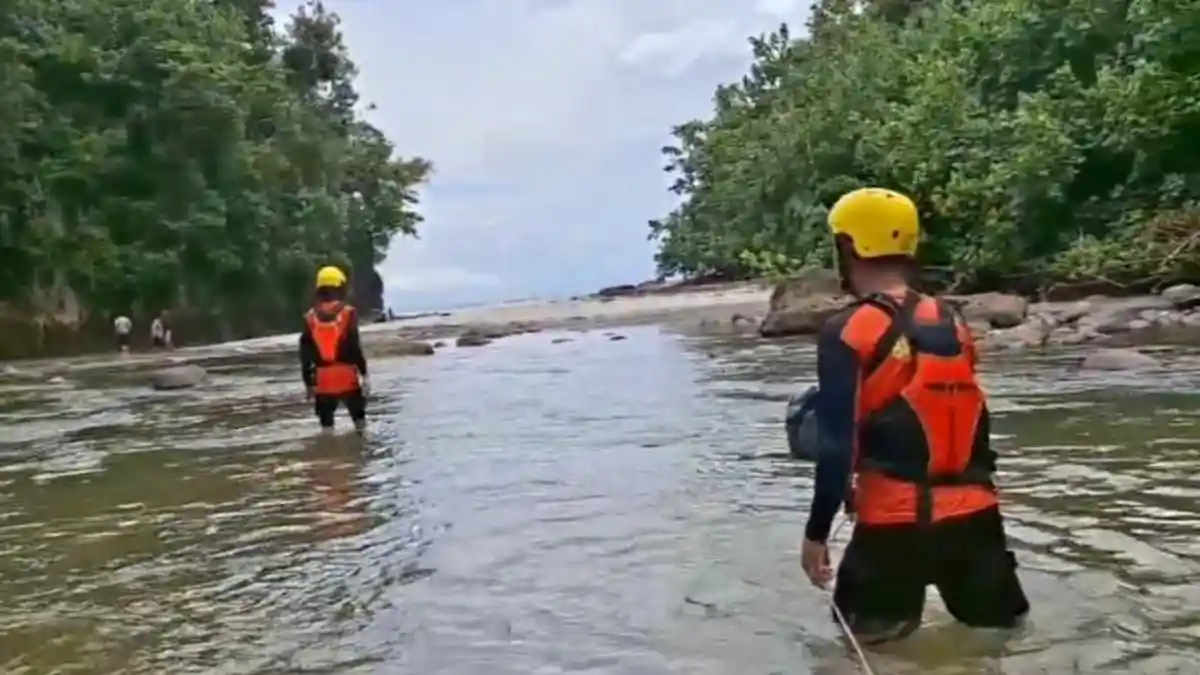 Hanyut di Sungai Way Halami, 2 Jasad Pemancing Ditemukan di Pantai Walur Krui