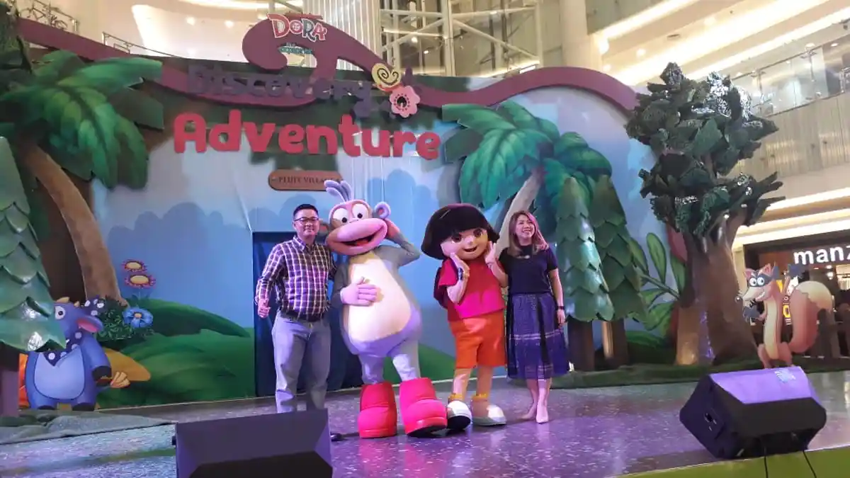 Karakter Kartun Dora dan Boots Siap Sambut Pengunjung Pluit Village Sampai Akhir Juni