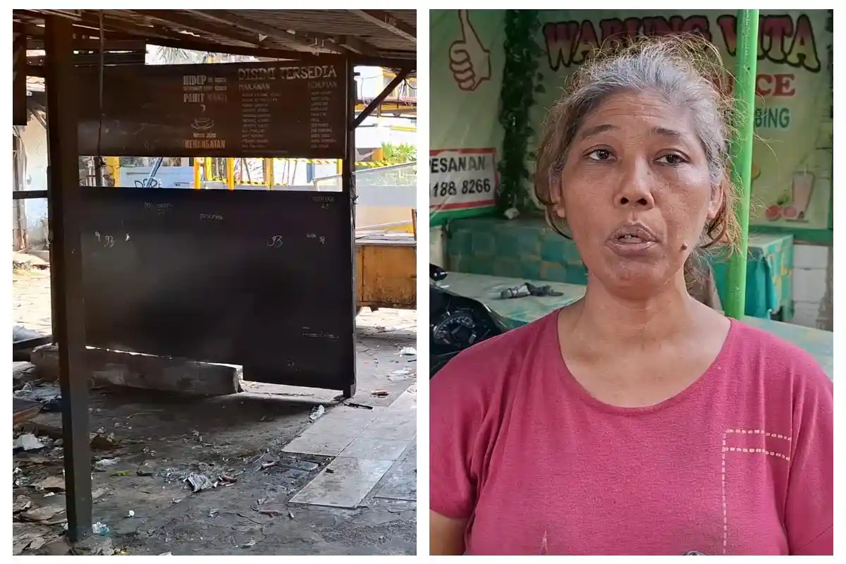 Pedagang Kecil Jadi Korban Kerusuhan di Mako Brimob Kwitang, Gerobak Dirusak dan Kulkas Dibakar