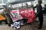 Satpol PP Turunkan Alat Peraga Kampanye Pilpres 2014