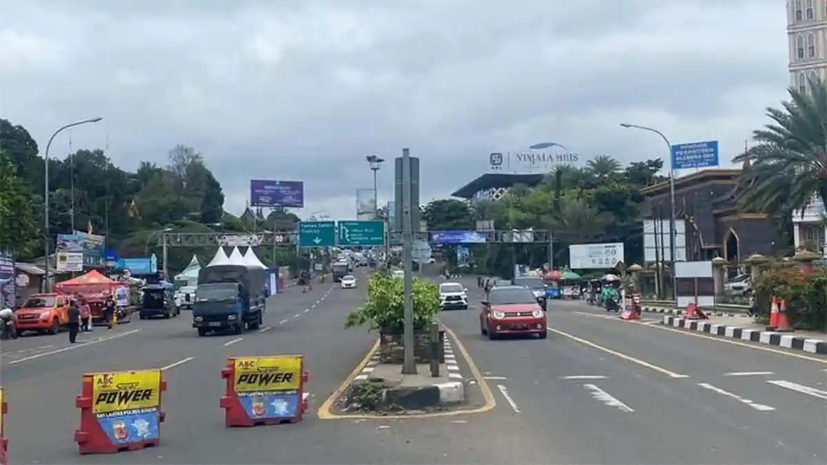 Arus Kendaraan yang Turun Mulai Ramai, Jalur Puncak Bogor Diberlakukan One Way Arah Jakarta