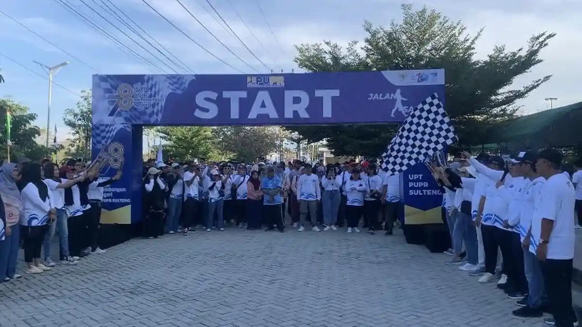 Peringati Hari Bakti PUPR, BPPW Sulteng Gelar Jalan Santai Berhadiah Menarik