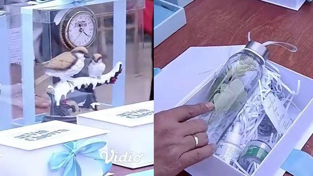 Intip Mewahnya Souvenir Pernikahan Via Vallen dan Chevra Yolandi, Sepasang Burung hingga Jam