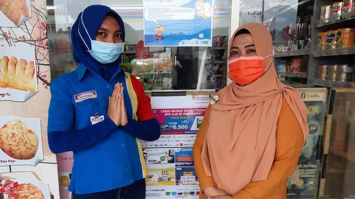 Indomaret di Desa Pusian Bolmong Ini Dapat Apresiasi Dari BPJS Kesehatan Cabang Tondano