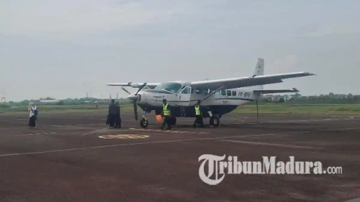 Beda dengan Pagerungan, Pesawat Perintis Sumenep-Bawean Gresik Rata-rata Hanya Terisi Separuh