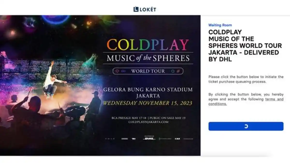 Tiket Konser Coldplay di Jakarta Resmi Sold Out dalam 1,5 Jam, Antrian Membludak