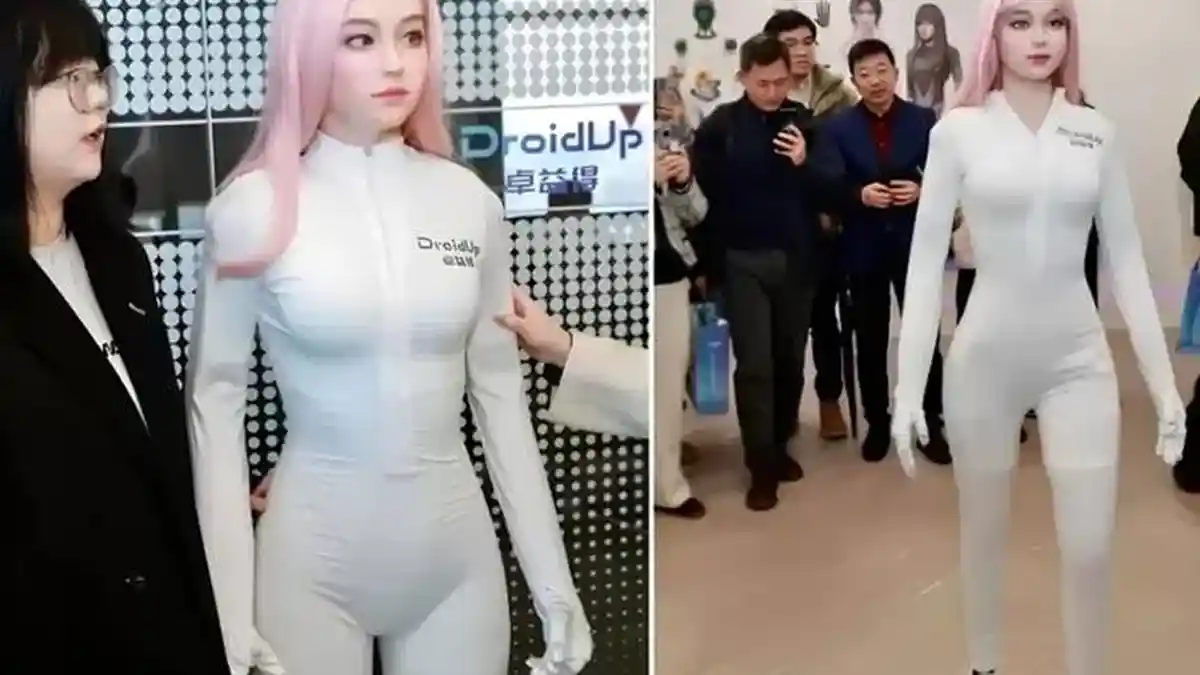 Startup China DroidUp Pamerkan Moya, Robot Humanoid Berwajah Mirip Manusia, Bisa Tersenyum, Berkedip