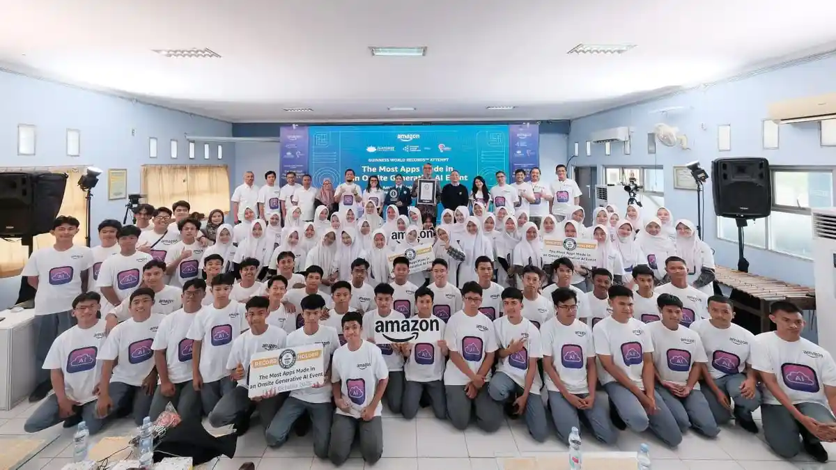 Aplikasi Generative AI Bersama Sekolah di Jabar Pecahkan Rekor Guinness