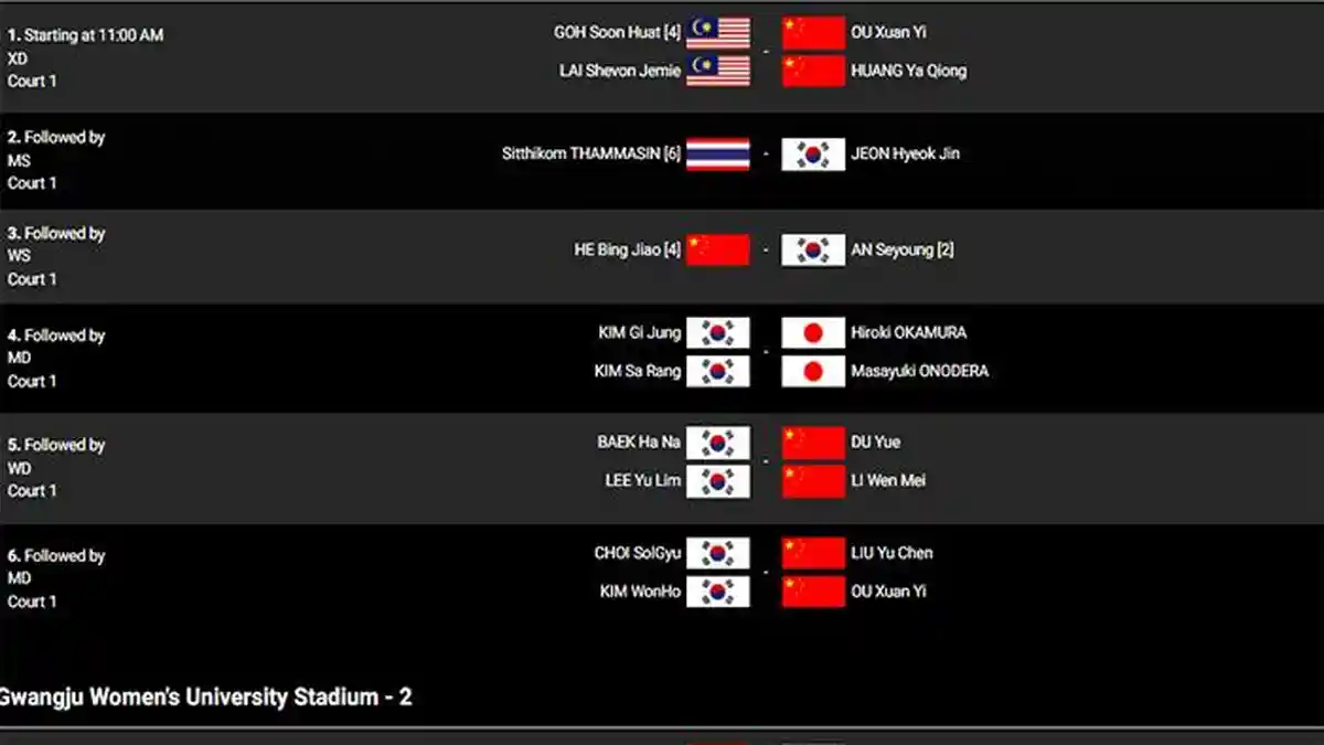 Sedang Berlangsung Semifinal Korea Masters 2022 Live iNews TV, Cek Daftar Pemain