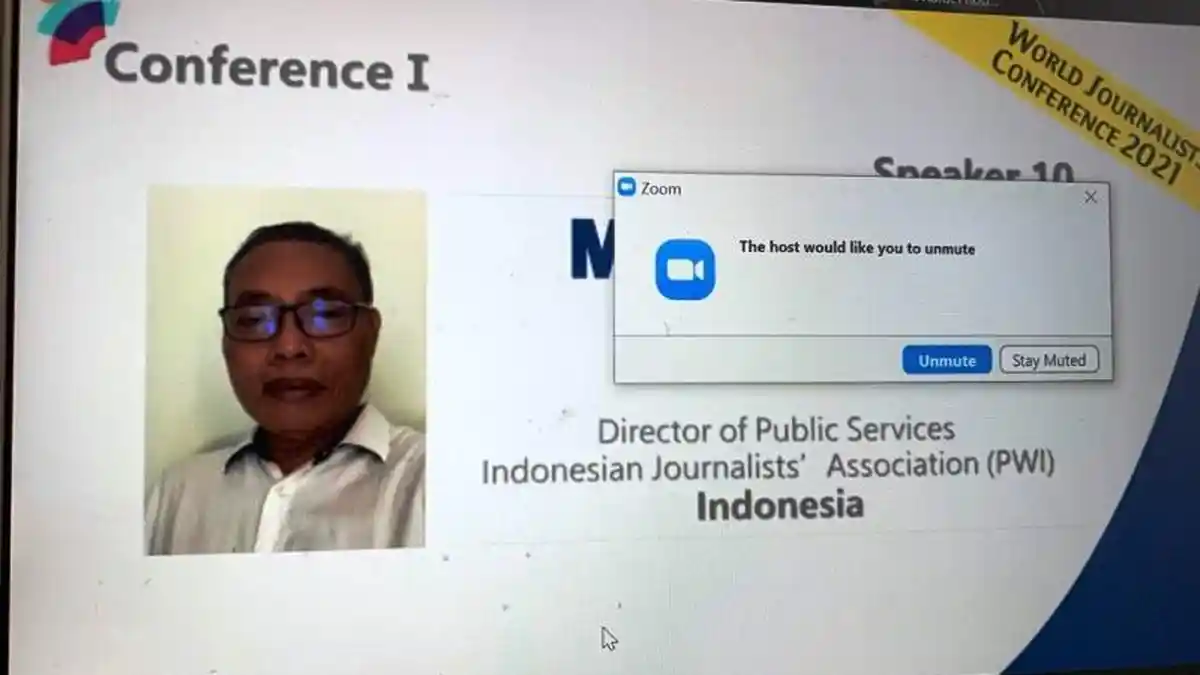 Mohammad Nasir di Konferensi Wartawan se-Dunia: Pers Punya Peran Mensosialisasikan Penanganan Covid
