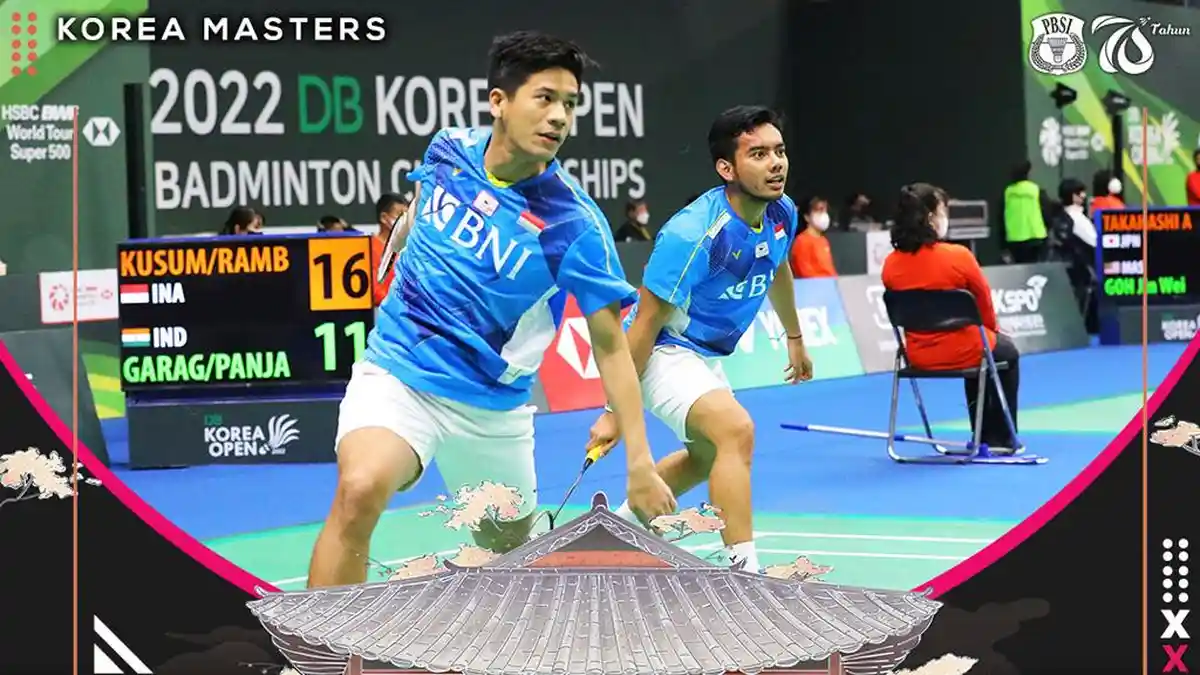Hasil Korea Masters 2022, Pramudya/Yeremia Kalah dari Pasangan Malaysia