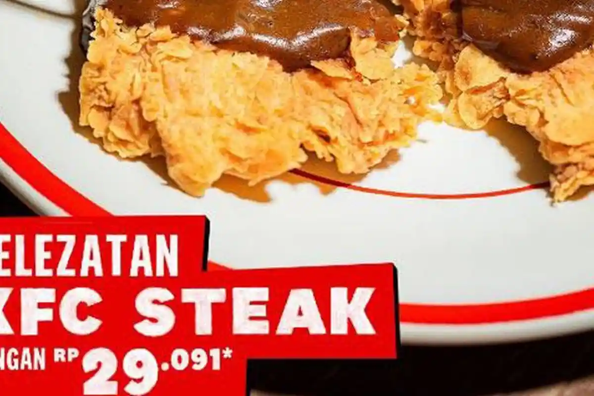 Promo KFC Hari Ini 5 Desember 2022, KFC Steak harga Rp29.091